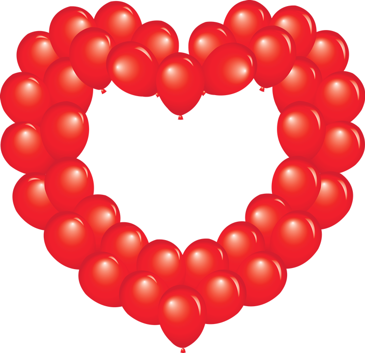 Corazon de globos