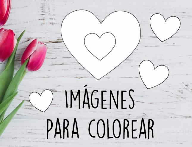 Imágenes para pintar Día de San Valentín