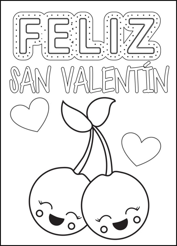 San Valentín para pintar