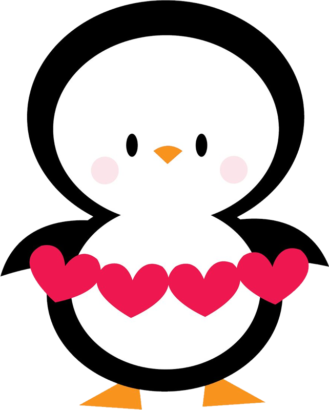 Imagen de pinguino Día de San Valentín