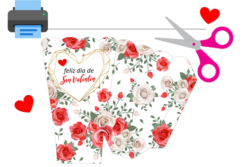 caja para dulces de San Valentín